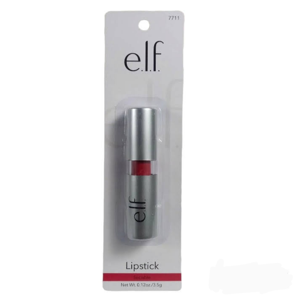 🔴$3 E.L.F. Lipstick NEW Long Lasting Sociable 🔴$3 When Added To A Bundle
